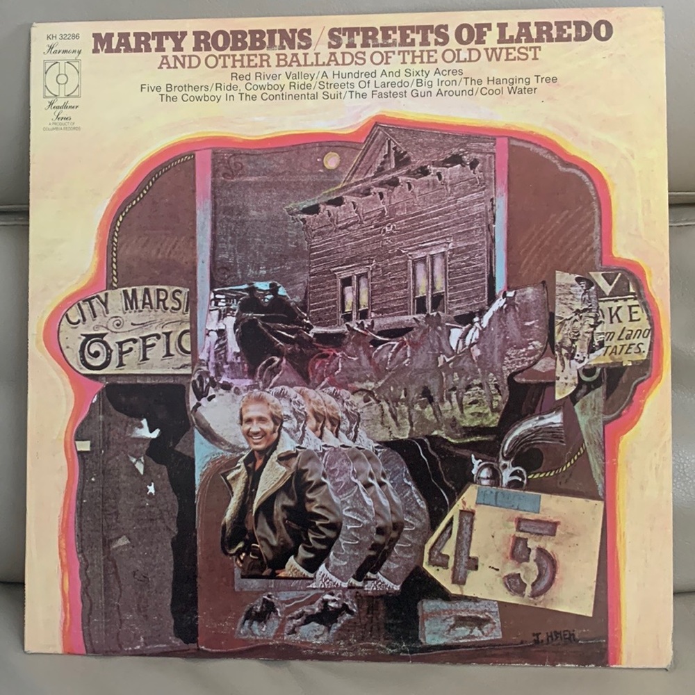 Marty Robbins Streets Of Laredo and Other Ballads of The Old West 1973 Vinyl